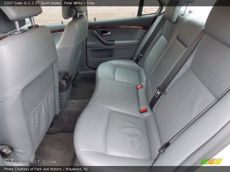 Polar White / Gray 2007 Saab 9-3 2.0T Sport Sedan