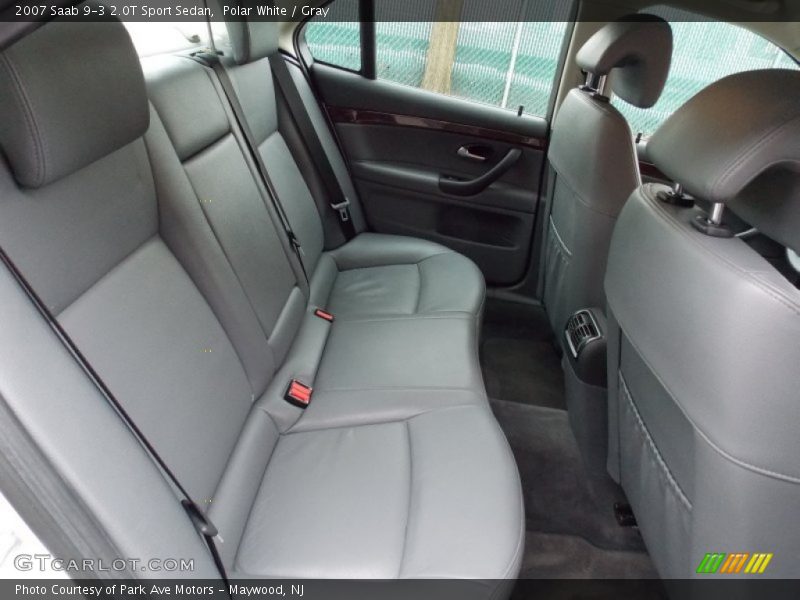 Polar White / Gray 2007 Saab 9-3 2.0T Sport Sedan