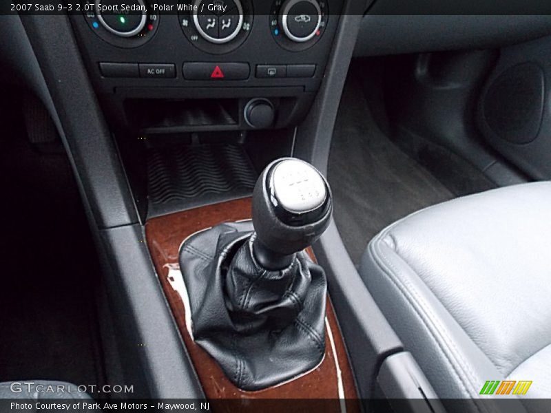 Polar White / Gray 2007 Saab 9-3 2.0T Sport Sedan