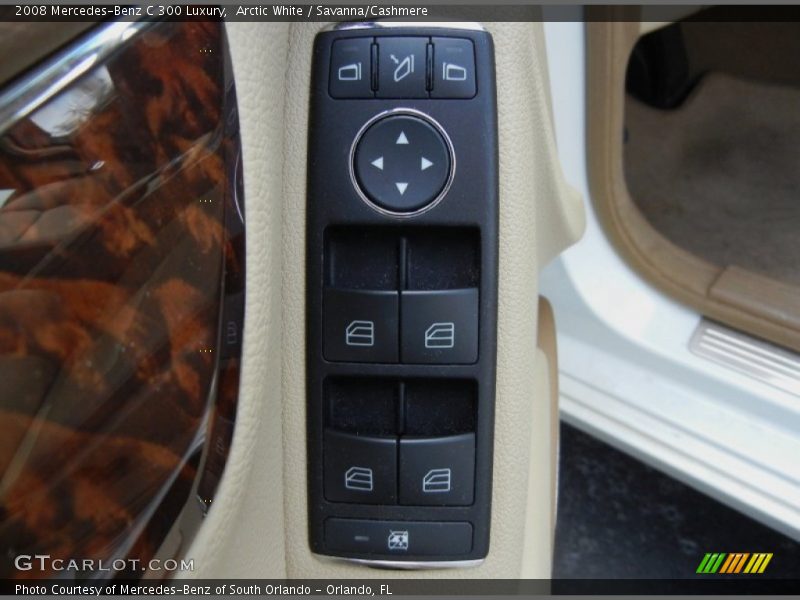 Arctic White / Savanna/Cashmere 2008 Mercedes-Benz C 300 Luxury