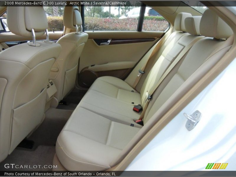 Arctic White / Savanna/Cashmere 2008 Mercedes-Benz C 300 Luxury