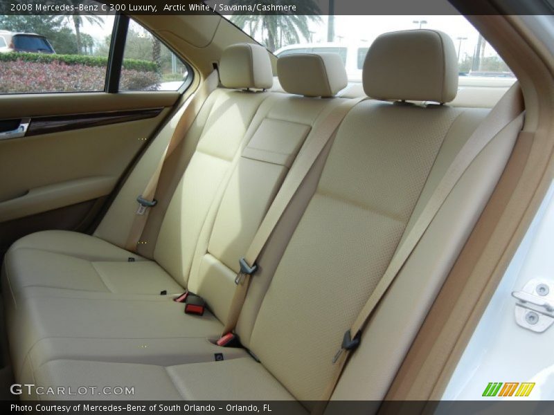 Arctic White / Savanna/Cashmere 2008 Mercedes-Benz C 300 Luxury