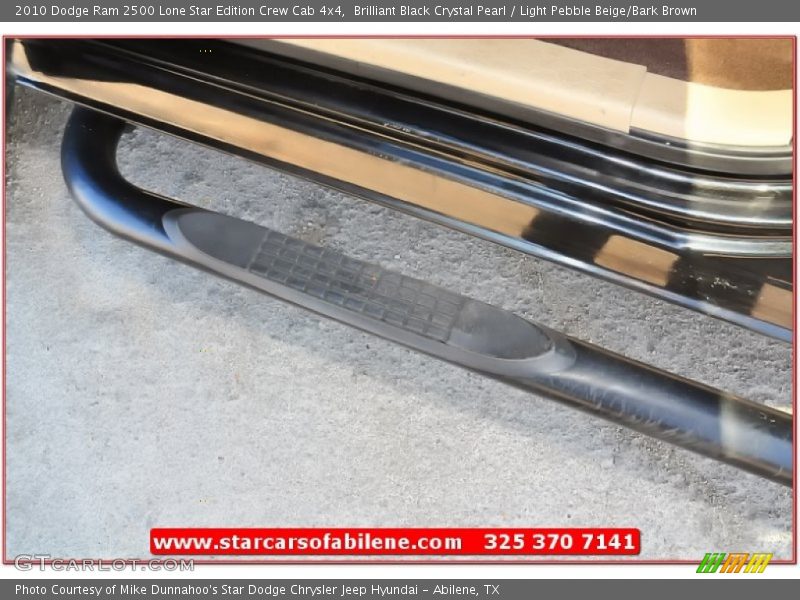 Brilliant Black Crystal Pearl / Light Pebble Beige/Bark Brown 2010 Dodge Ram 2500 Lone Star Edition Crew Cab 4x4