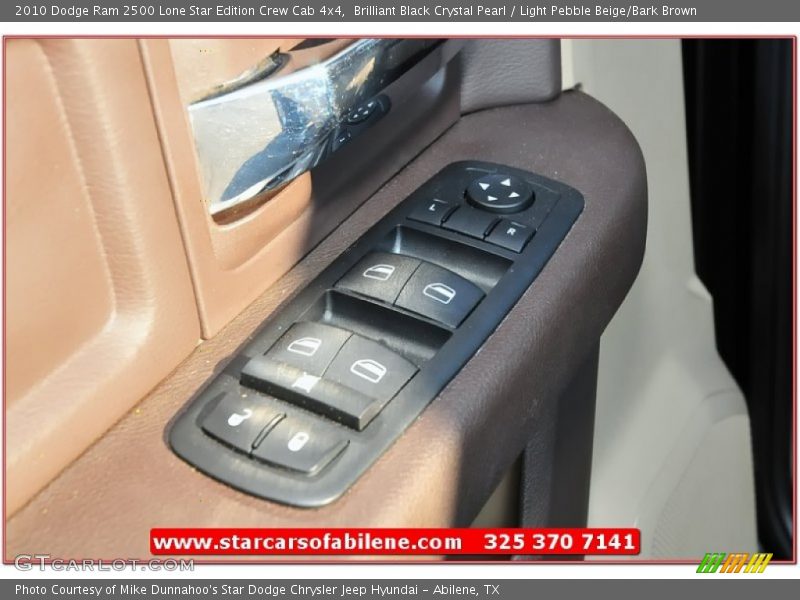 Brilliant Black Crystal Pearl / Light Pebble Beige/Bark Brown 2010 Dodge Ram 2500 Lone Star Edition Crew Cab 4x4
