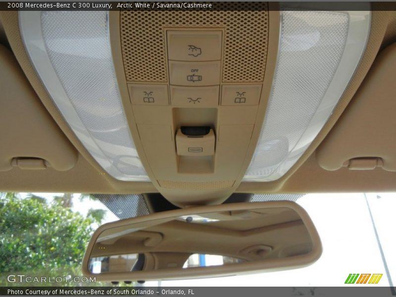 Arctic White / Savanna/Cashmere 2008 Mercedes-Benz C 300 Luxury