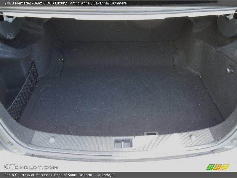 Arctic White / Savanna/Cashmere 2008 Mercedes-Benz C 300 Luxury