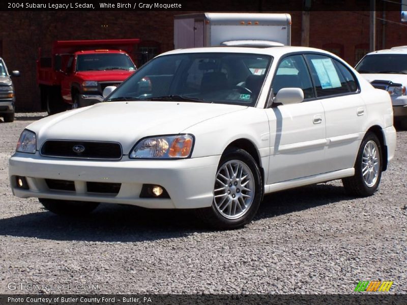 White Birch / Gray Moquette 2004 Subaru Legacy L Sedan