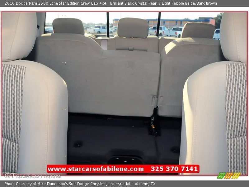 Brilliant Black Crystal Pearl / Light Pebble Beige/Bark Brown 2010 Dodge Ram 2500 Lone Star Edition Crew Cab 4x4