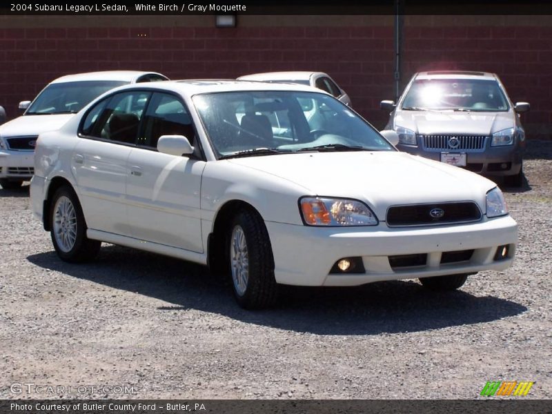 White Birch / Gray Moquette 2004 Subaru Legacy L Sedan