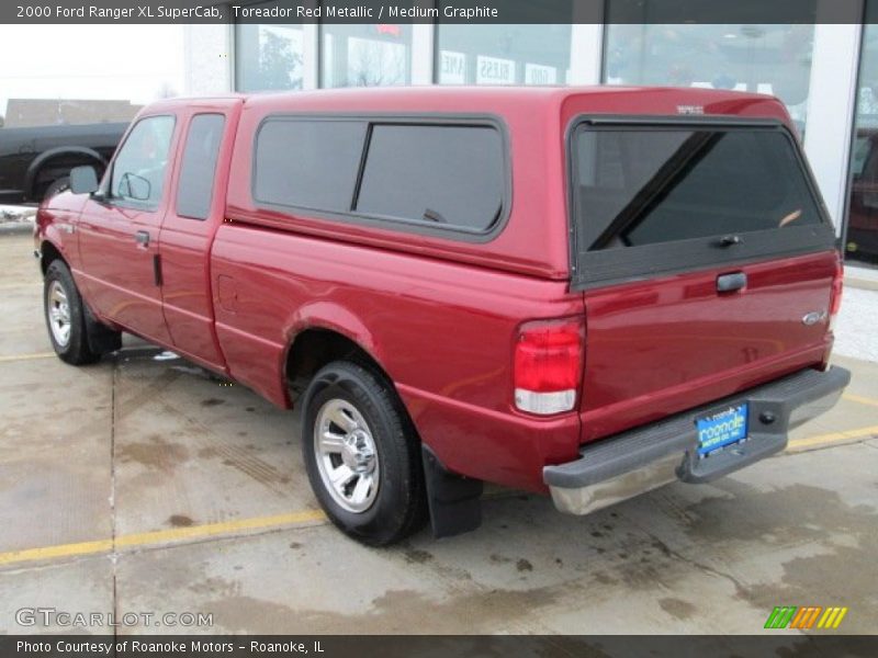 Toreador Red Metallic / Medium Graphite 2000 Ford Ranger XL SuperCab