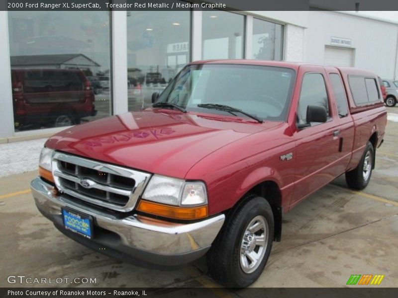Toreador Red Metallic / Medium Graphite 2000 Ford Ranger XL SuperCab