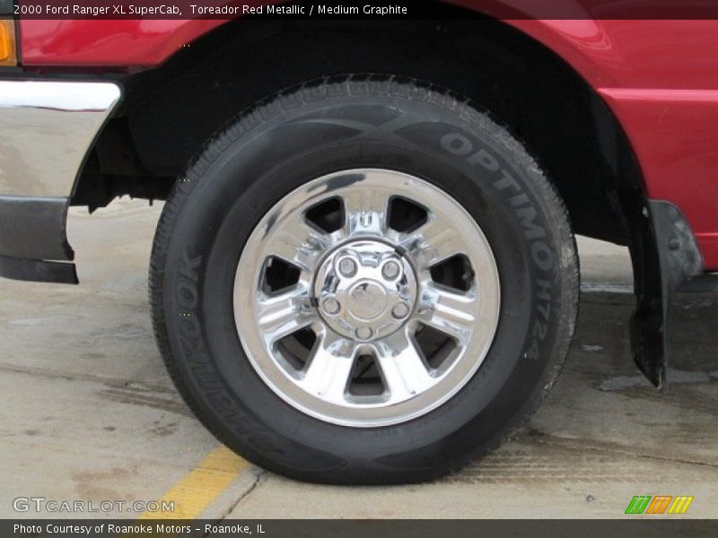Toreador Red Metallic / Medium Graphite 2000 Ford Ranger XL SuperCab