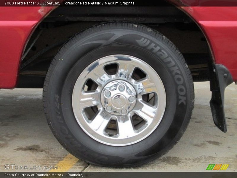 Toreador Red Metallic / Medium Graphite 2000 Ford Ranger XL SuperCab