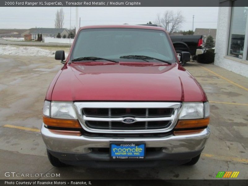 Toreador Red Metallic / Medium Graphite 2000 Ford Ranger XL SuperCab