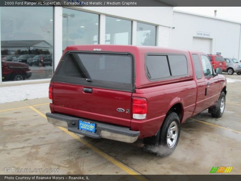 Toreador Red Metallic / Medium Graphite 2000 Ford Ranger XL SuperCab