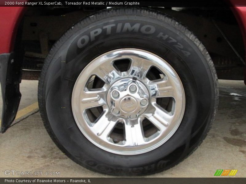 Toreador Red Metallic / Medium Graphite 2000 Ford Ranger XL SuperCab