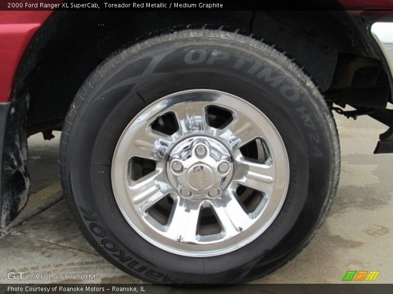Toreador Red Metallic / Medium Graphite 2000 Ford Ranger XL SuperCab