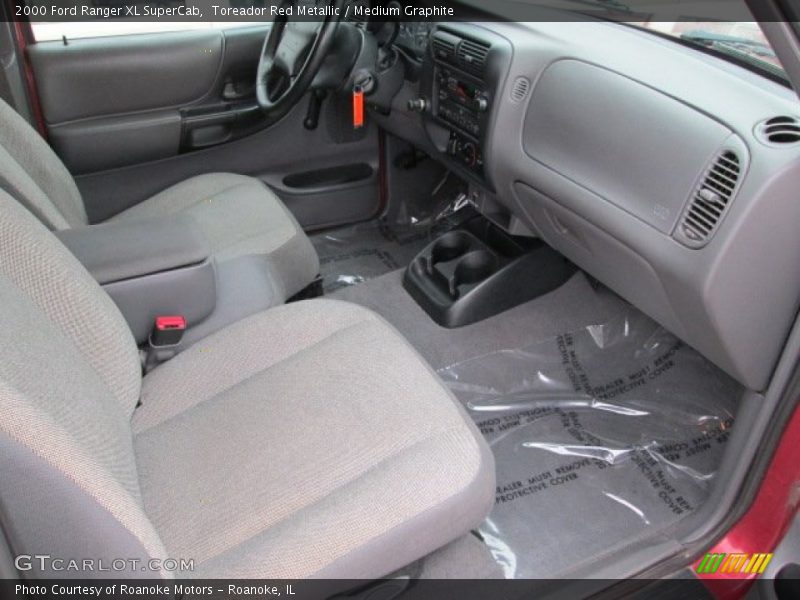 Toreador Red Metallic / Medium Graphite 2000 Ford Ranger XL SuperCab