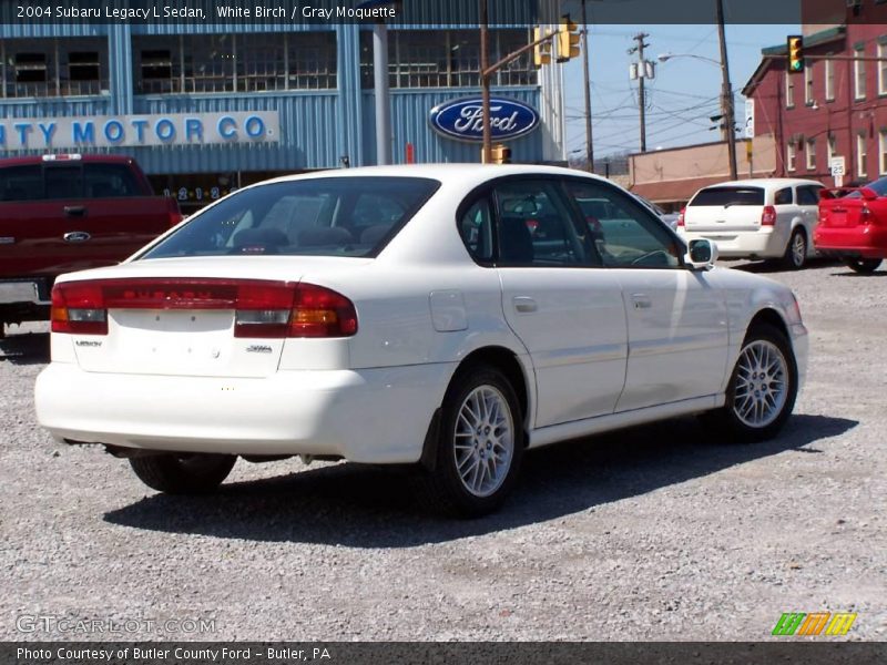 White Birch / Gray Moquette 2004 Subaru Legacy L Sedan