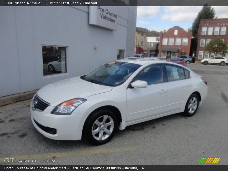 Winter Frost Pearl / Charcoal 2008 Nissan Altima 2.5 S