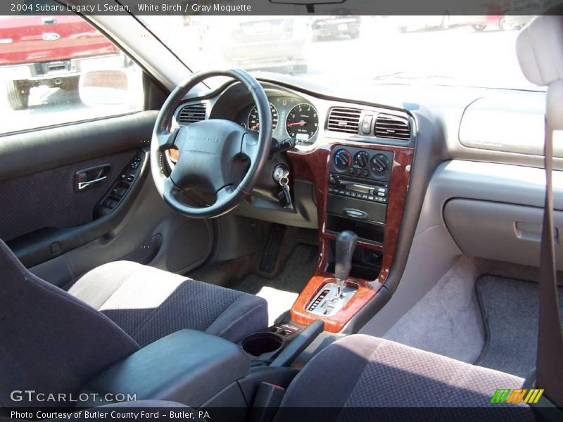 White Birch / Gray Moquette 2004 Subaru Legacy L Sedan