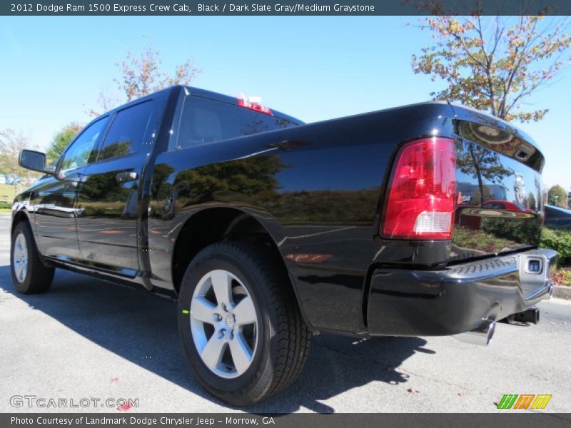 Black / Dark Slate Gray/Medium Graystone 2012 Dodge Ram 1500 Express Crew Cab