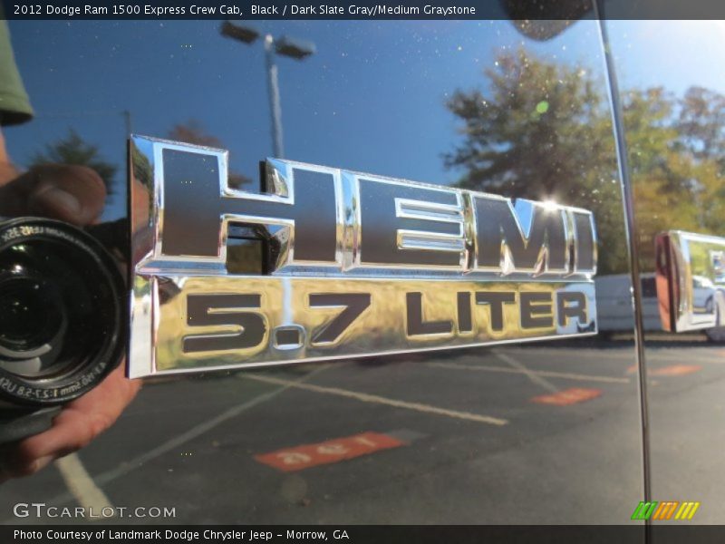 Black / Dark Slate Gray/Medium Graystone 2012 Dodge Ram 1500 Express Crew Cab