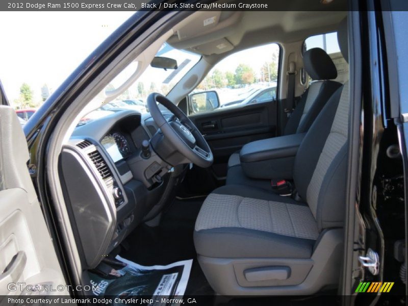 Black / Dark Slate Gray/Medium Graystone 2012 Dodge Ram 1500 Express Crew Cab