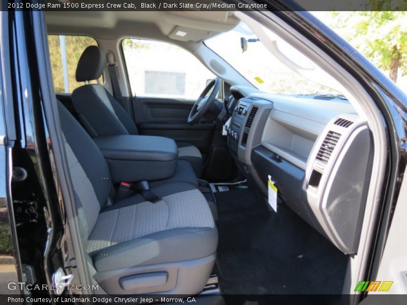Black / Dark Slate Gray/Medium Graystone 2012 Dodge Ram 1500 Express Crew Cab