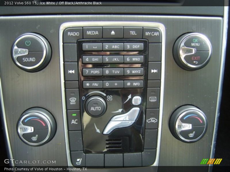 Ice White / Off Black/Anthracite Black 2012 Volvo S60 T5