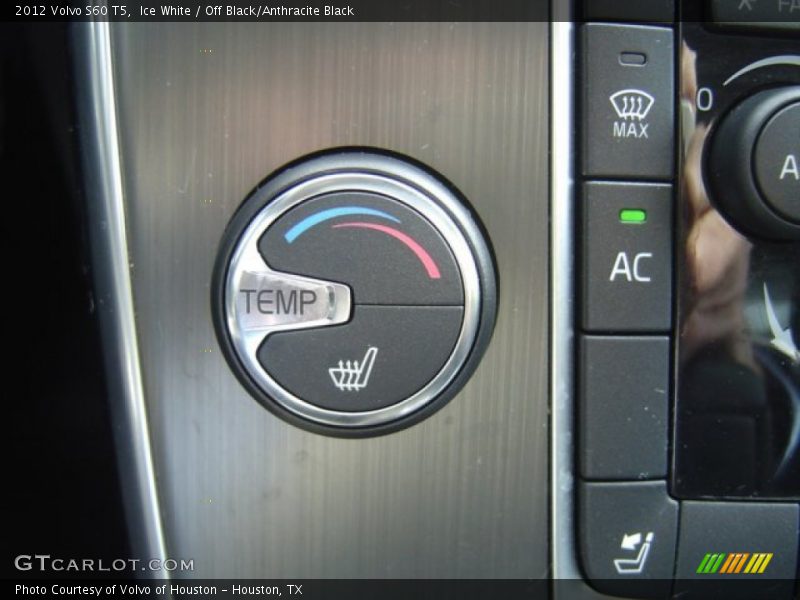 Ice White / Off Black/Anthracite Black 2012 Volvo S60 T5