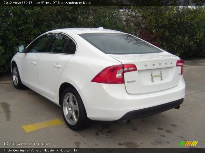 Ice White / Off Black/Anthracite Black 2012 Volvo S60 T5