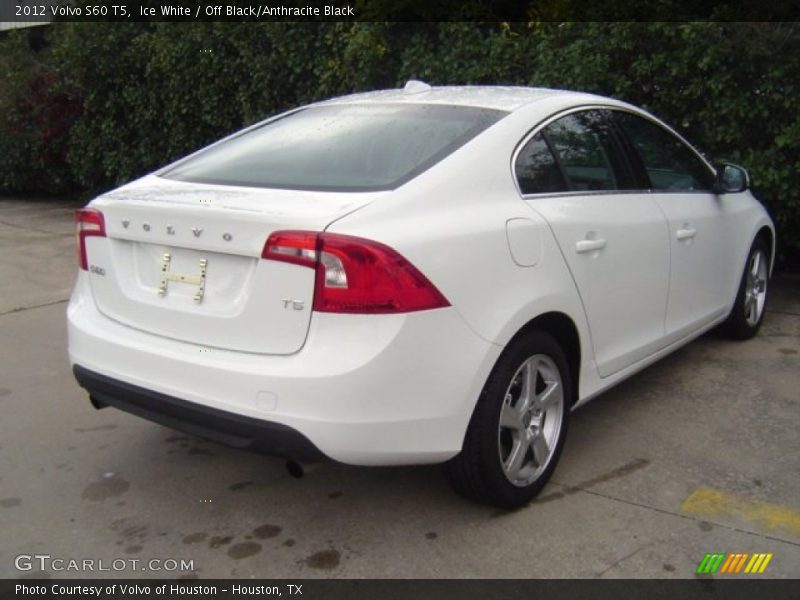 Ice White / Off Black/Anthracite Black 2012 Volvo S60 T5