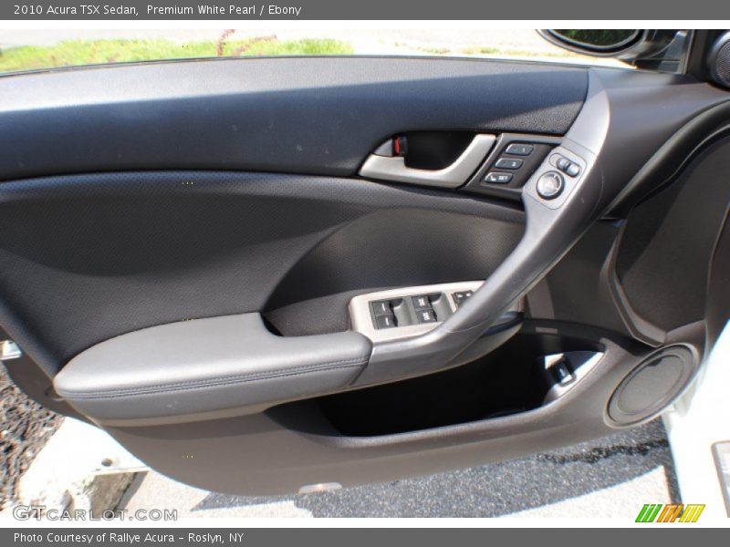 Premium White Pearl / Ebony 2010 Acura TSX Sedan