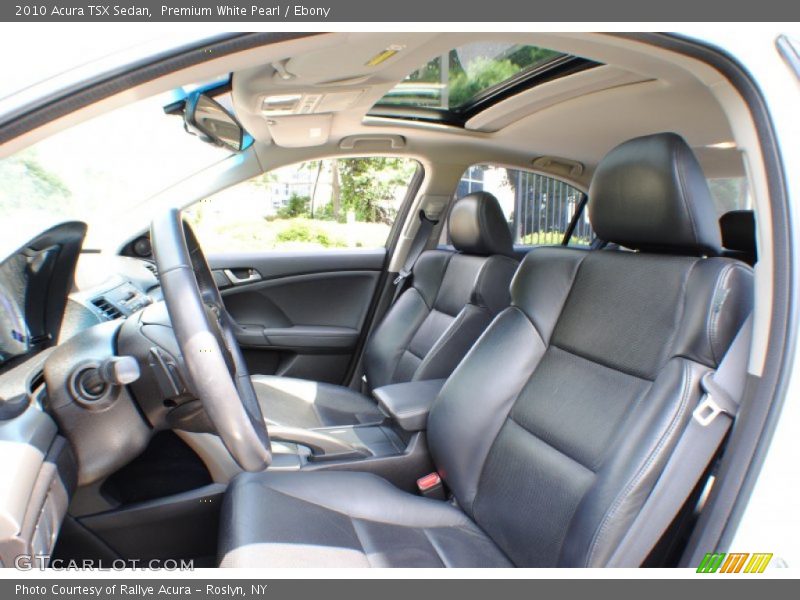 Premium White Pearl / Ebony 2010 Acura TSX Sedan
