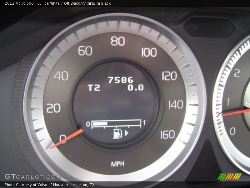 Ice White / Off Black/Anthracite Black 2012 Volvo S60 T5