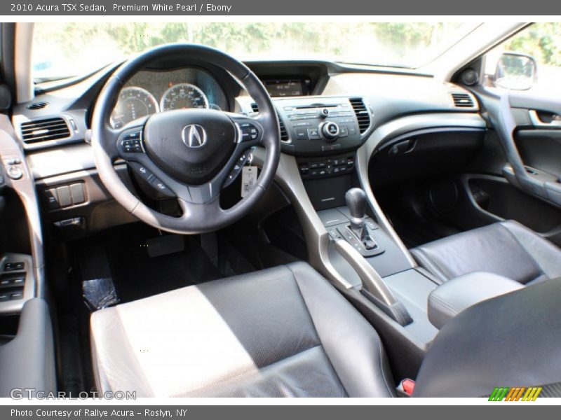 Premium White Pearl / Ebony 2010 Acura TSX Sedan