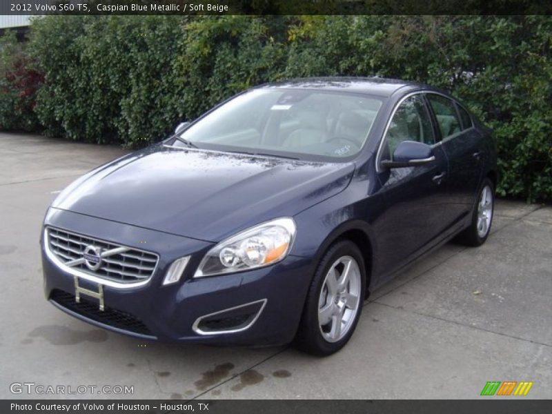Caspian Blue Metallic / Soft Beige 2012 Volvo S60 T5