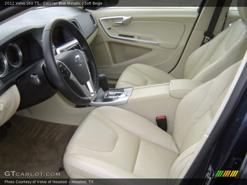 Caspian Blue Metallic / Soft Beige 2012 Volvo S60 T5