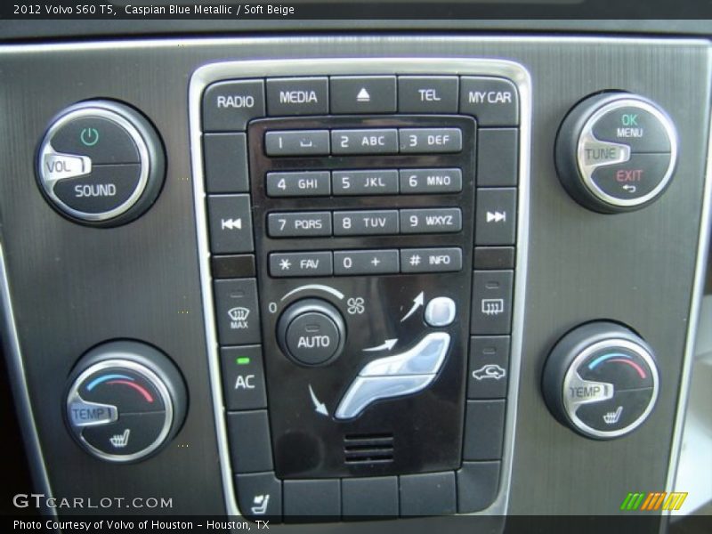 Caspian Blue Metallic / Soft Beige 2012 Volvo S60 T5