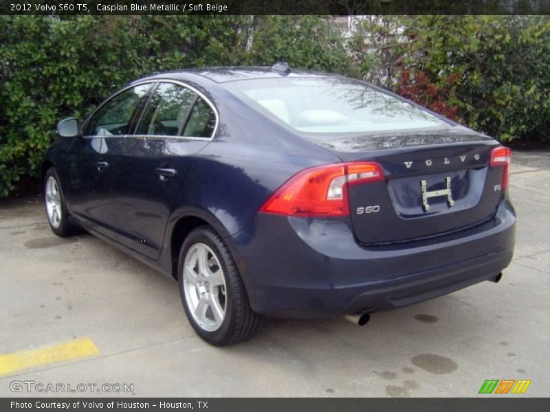 Caspian Blue Metallic / Soft Beige 2012 Volvo S60 T5