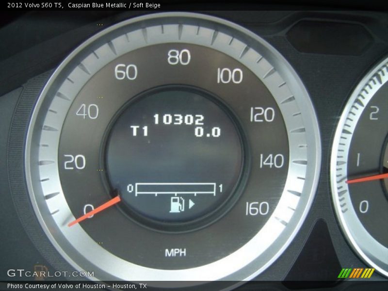 Caspian Blue Metallic / Soft Beige 2012 Volvo S60 T5