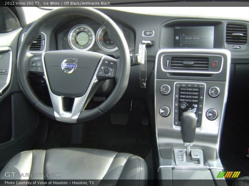 Ice White / Off Black/Anthracite Black 2012 Volvo S60 T5