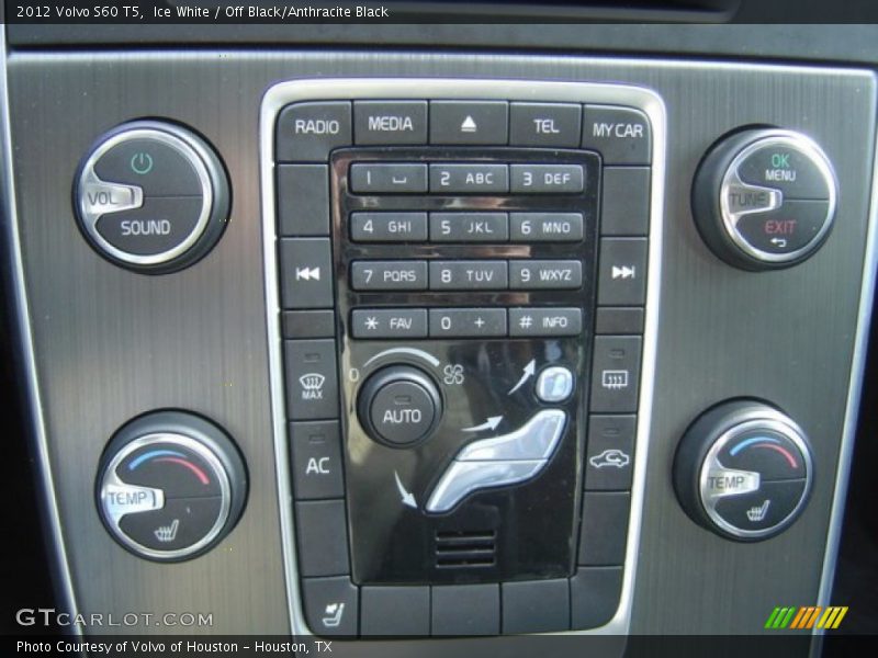 Ice White / Off Black/Anthracite Black 2012 Volvo S60 T5