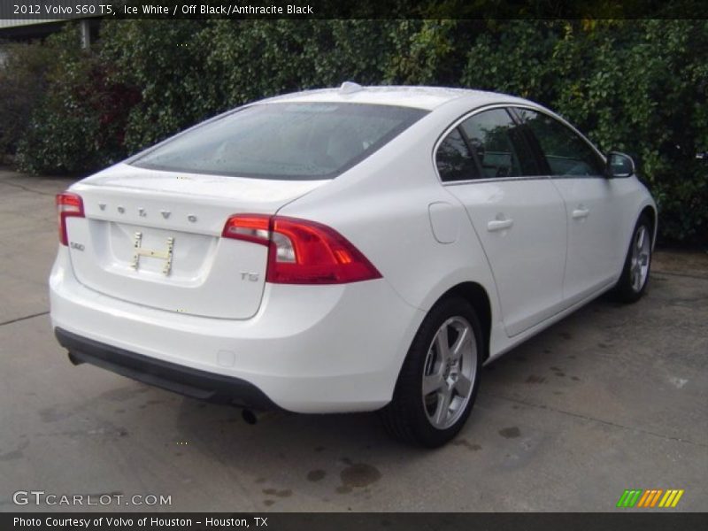 Ice White / Off Black/Anthracite Black 2012 Volvo S60 T5