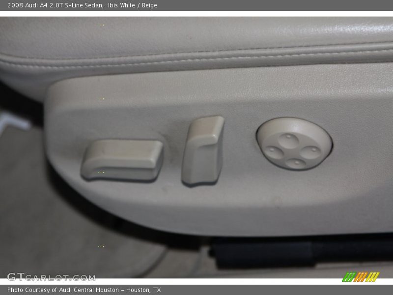Ibis White / Beige 2008 Audi A4 2.0T S-Line Sedan