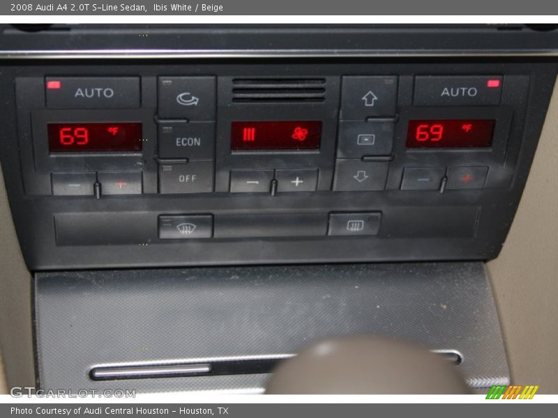 Ibis White / Beige 2008 Audi A4 2.0T S-Line Sedan