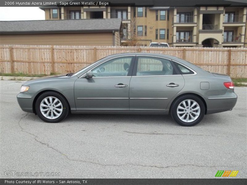 Sage Green Metallic / Beige 2006 Hyundai Azera Limited