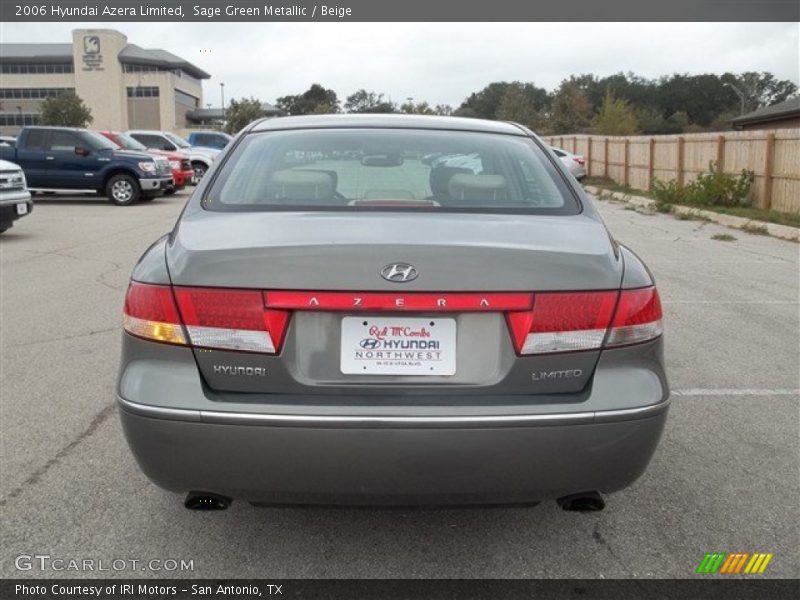 Sage Green Metallic / Beige 2006 Hyundai Azera Limited