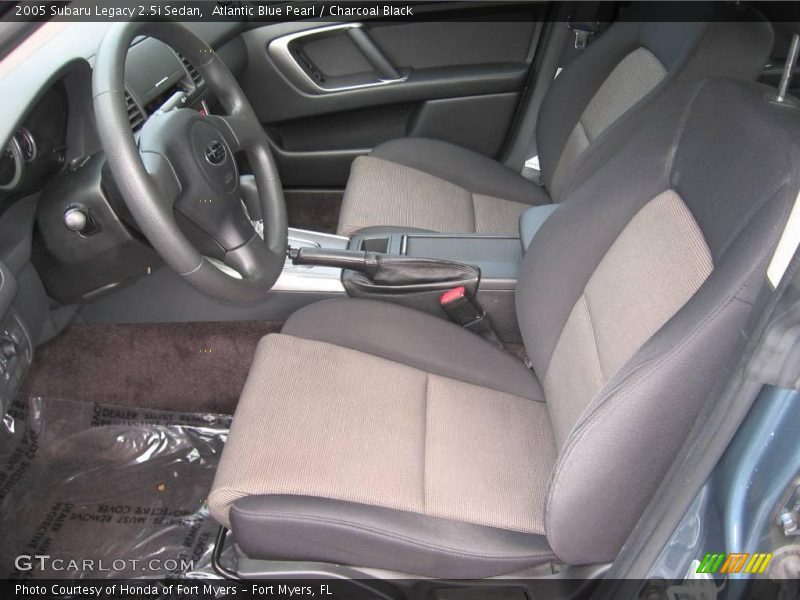 Atlantic Blue Pearl / Charcoal Black 2005 Subaru Legacy 2.5i Sedan